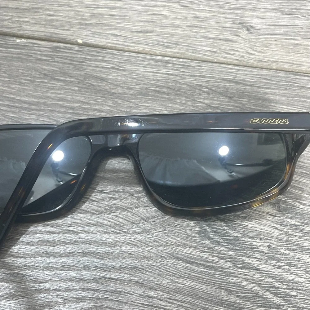 Carrera Sunglasses CA916/S 0086 Brown‎ Havana Wrap Tortoise Shell Black Lens